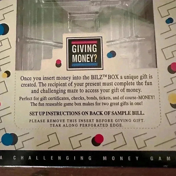 Bigz Box Reusable Money Gift Maze Box NWT - Picture 4 of 9